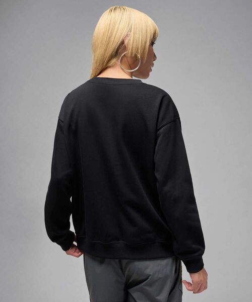 JORDAN BRAND（ジョーダンブランド）の「ジョーダン ブルックリン フリース ウィメンズ クルーネック スウェットシャツ / Jordan Brooklyn Fleece Women's Crew-Neck Sweatshirt HV0236-010 Black（スウェット・レディース・ブラック・L/S/XS/XL/M）」の2枚目の写真