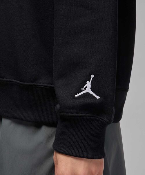 JORDAN BRAND（ジョーダンブランド）の「ジョーダン ブルックリン フリース ウィメンズ クルーネック スウェットシャツ / Jordan Brooklyn Fleece Women's Crew-Neck Sweatshirt HV0236-010 Black（スウェット・レディース・ブラック・L/S/XS/XL/M）」の5枚目の写真