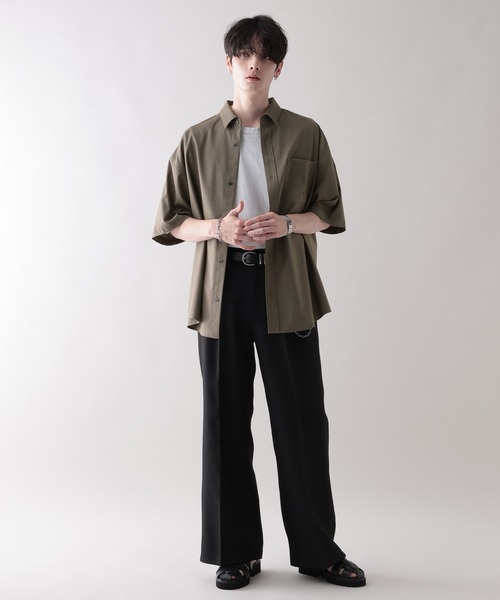 RAGEBLUE 長袖シャツ L 黒と緑のコンビネーション RAGEBLUE 長袖シャツ L 黒と緑のコンビネーション - トップス