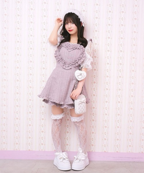 Ank Rouge(アンクルージュ)の「肩フリルテレコTOPS(Tシャツ/カットソー・レディース・グレー/ブラック/ホワイト・M)」の9枚目の写真
