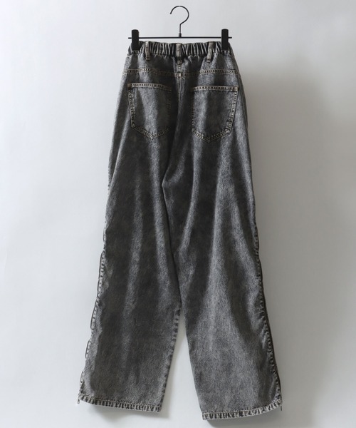 セール】Remake Like Denim Pants/リメイク風 ジーンズ×ジャージ