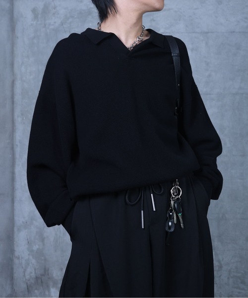 おはよう セール】AW スキッパー ベーシックニット ユニセックス