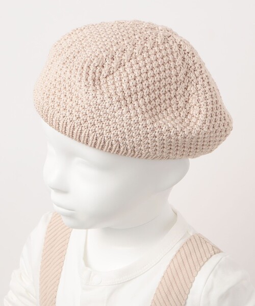 SHIPS（シップス）の「SHIPS KIDS:ベビー ニット ベレー帽（ニットキャップ/ビーニー・キッズ・ライトグレー/ナチュラル・93）」の3枚目の写真