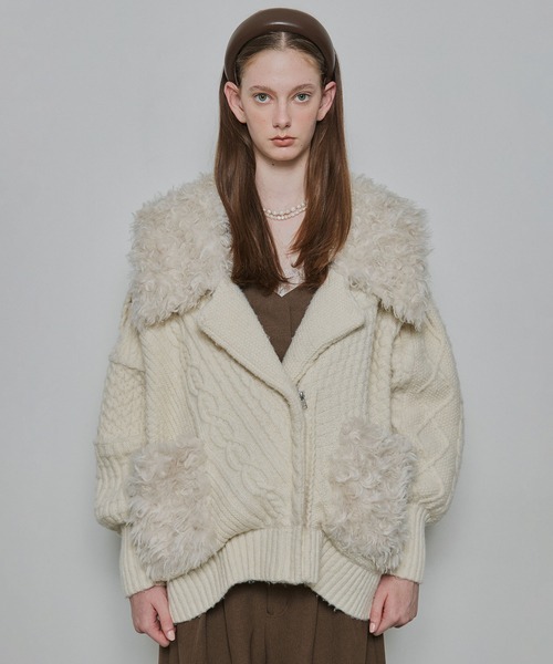 TEN by LA BELLE ETUDE】ニッティングパターン×ファーニット