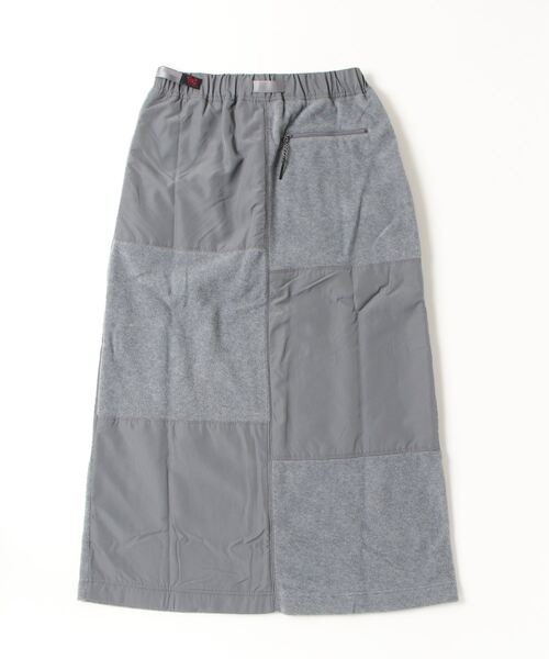 Gramicci(グラミチ)の「THERMAL FLEECE PATCH SKIRT|サーマルフリースパッチスカート(スカート・レディース・ネイビー/ヘザーグレー/ブラック/オリーブ・M/L/S)」の12枚目の写真