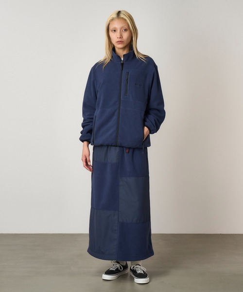 セール】THERMAL FLEECE PATCH SKIRT｜サーマルフリースパッチスカート