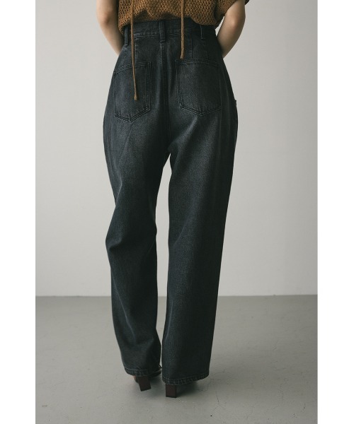 タックワイドルーズデニム（デニムパンツ）｜STYLEMIXER（スタイル