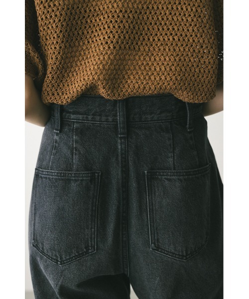 タックワイドルーズデニム（デニムパンツ）｜STYLEMIXER（スタイル