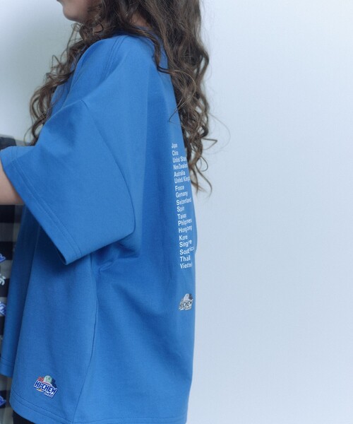 FRUIT OF THE LOOM(フルーツオブザルーム)の「【別注】<ハイチュウ×FRUIT OF THE LOOM×GLR> Tシャツ / キッズ(Tシャツ/カットソー・キッズ・コバルトブルー/ホワイト/ブラック/グレー系・M(140-150cm)/XS(110-120cm)/S(120-130cm))」の5枚目の写真