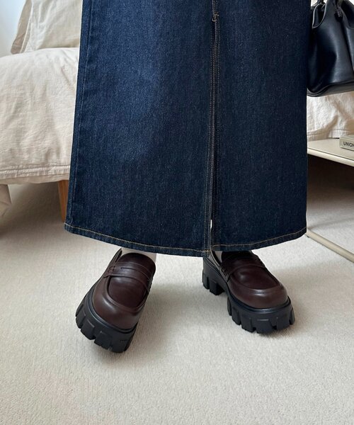 DISCOAT（ディスコート）の「トラックソールローファー（ローファー・レディース・ブラック/ブラウン・MEDIUM/LARGE）」の14枚目の写真