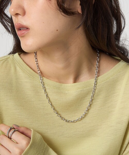 リングデザイン チェーンネックレス（ネックレス）｜green label