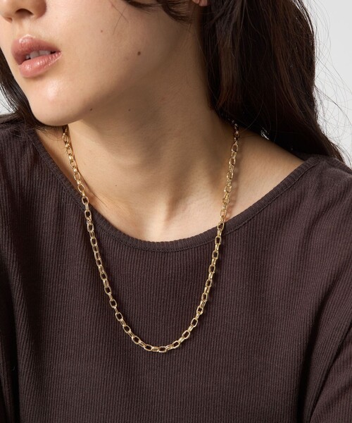 リングデザイン チェーンネックレス（ネックレス）｜green label