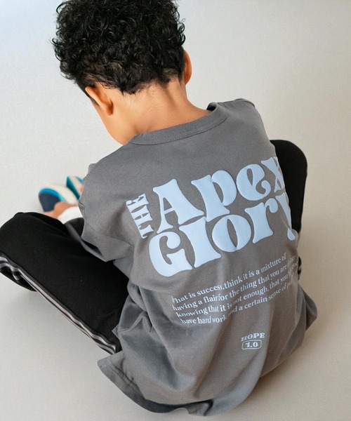 FARM（ファーム）の「ｿﾃﾞｷﾘｶｴﾛﾝT（Tシャツ/カットソー・キッズ・ホワイト/グレー・160cm/150cm/140cm/130cm）」の2枚目の写真