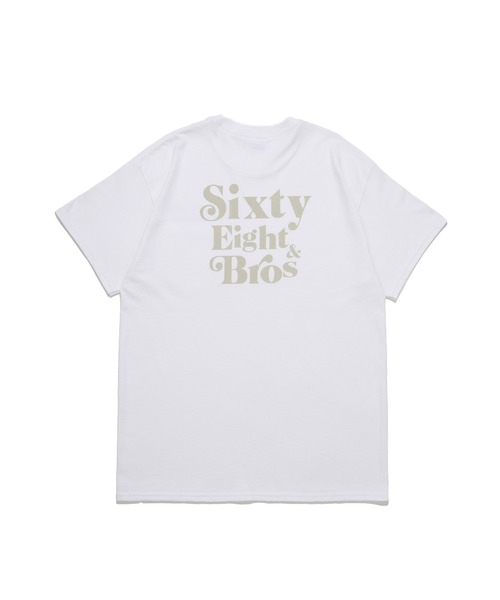 68&brothers(シックスティエイトアンドブラザーズ)の「68&BROTHERS シックスティーエイトアンドブラザーズ / "SixtyEight&Bros" S/S Pocket Tee(Tシャツ/カットソー・メンズ・ホワイト系/ホワイト×グレー/ホワイト×ライム/ホワイト×ブルー・LARGE/X-LARGE/XX-LARGE/MEDIUM)」の2枚目の写真
