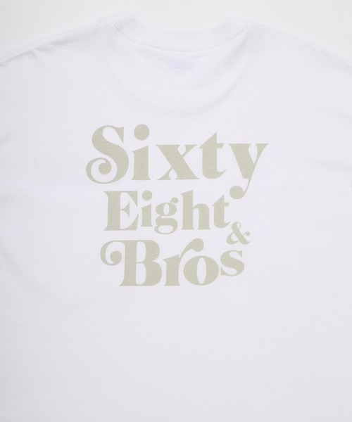 68&brothers(シックスティエイトアンドブラザーズ)の「68&BROTHERS シックスティーエイトアンドブラザーズ / "SixtyEight&Bros" S/S Pocket Tee(Tシャツ/カットソー・メンズ・ホワイト系/ホワイト×グレー/ホワイト×ライム/ホワイト×ブルー・LARGE/X-LARGE/XX-LARGE/MEDIUM)」の7枚目の写真