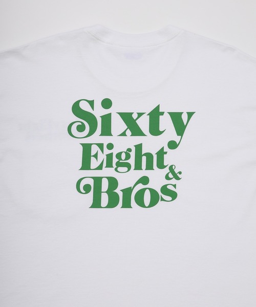 68&brothers(シックスティエイトアンドブラザーズ)の「68&BROTHERS シックスティーエイトアンドブラザーズ / "SixtyEight&Bros" S/S Pocket Tee(Tシャツ/カットソー・メンズ・ホワイト系/ホワイト×グレー/ホワイト×ライム/ホワイト×ブルー・LARGE/X-LARGE/XX-LARGE/MEDIUM)」の10枚目の写真