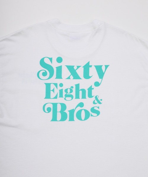 68&brothers(シックスティエイトアンドブラザーズ)の「68&BROTHERS シックスティーエイトアンドブラザーズ / "SixtyEight&Bros" S/S Pocket Tee(Tシャツ/カットソー・メンズ・ホワイト系/ホワイト×グレー/ホワイト×ライム/ホワイト×ブルー・LARGE/X-LARGE/XX-LARGE/MEDIUM)」の12枚目の写真