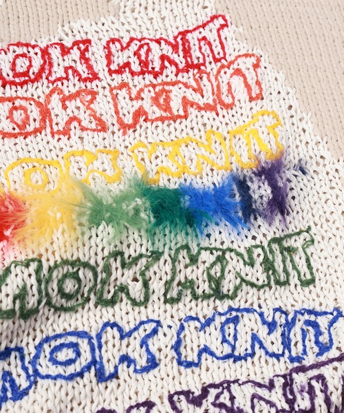 amok（アモク）の「AMOK KNIT（ニット/セーター・メンズ・ブラック/ホワイト・M/S）」の8枚目の写真