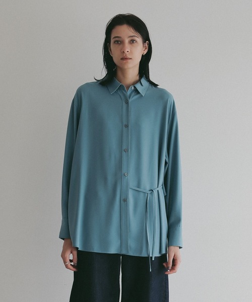 ブラックウィドゥ Lace-up Pullover Shirt シャツ ブラウス セール】2wayノーブルボウタイシャツ（シャツ/ブラウス）｜Ellno Loset
