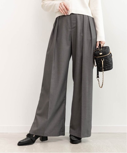 RANDA（ランダ）の「ウエストデザインラインタックパンツ（その他パンツ・レディース・ネイビー/ブラウン/グレー・1/0）」の8枚目の写真