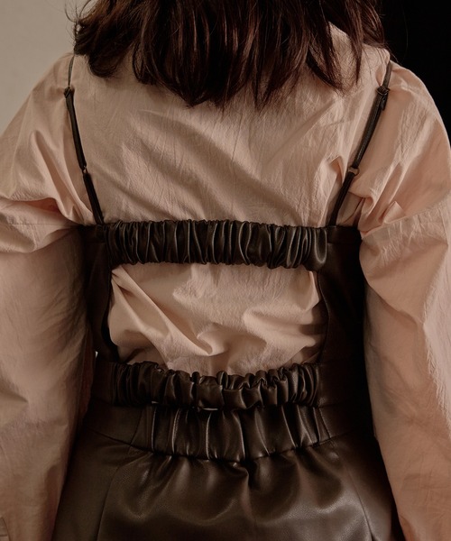 mideal リボンビスチェ design ribbon bustier / デザインリボンビスチェ（キャミソール