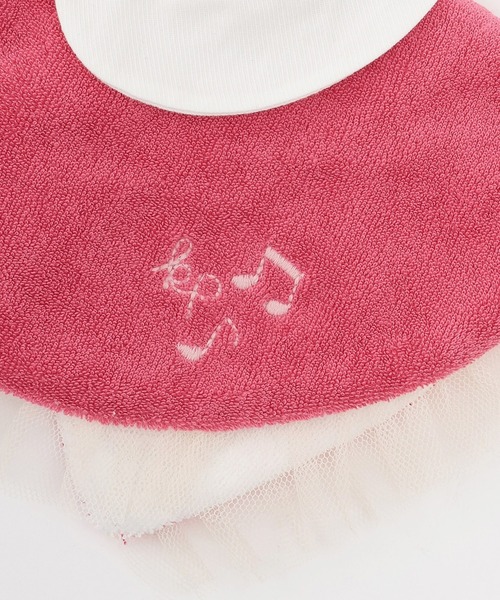 KP（ケーピー）の「衿風 レースフリル スタイ（スタイ/よだれかけ・キッズ・パープル/ピンク・FREE）」の5枚目の写真