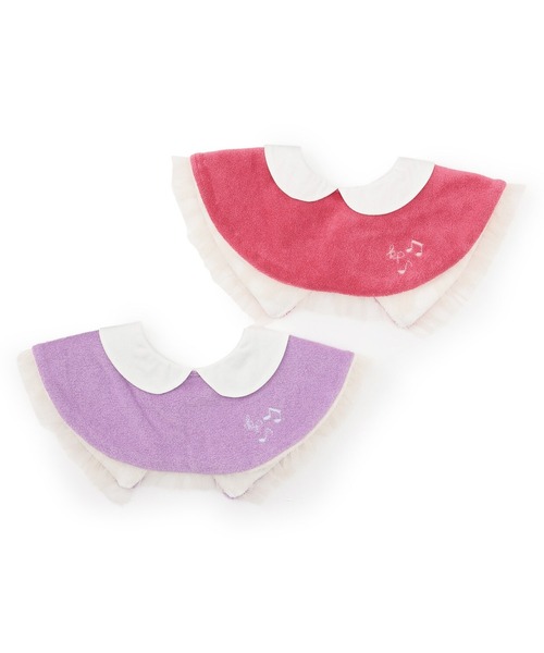 KP（ケーピー）の「衿風 レースフリル スタイ（スタイ/よだれかけ・キッズ・パープル/ピンク・FREE）」の7枚目の写真