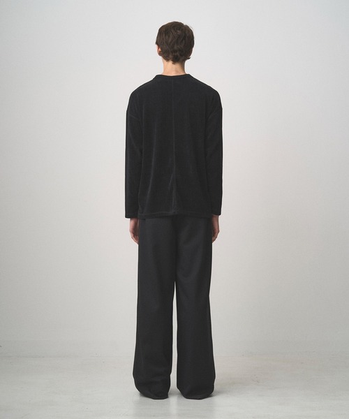 Juha(ユハ)の「JACQUARD HENLEY(Tシャツ/カットソー・メンズ・ブラック/ナチュラル・3/4)」の5枚目の写真