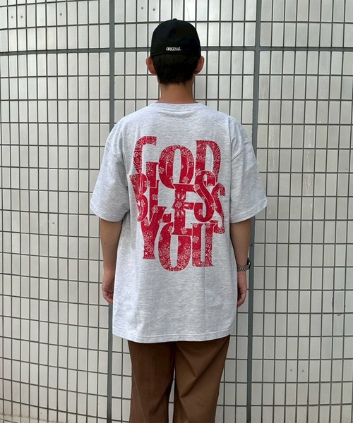 GOD BLESS YOU PAISLEY LOGO S/S TEE（Tシャツ/カットソー）｜GOD