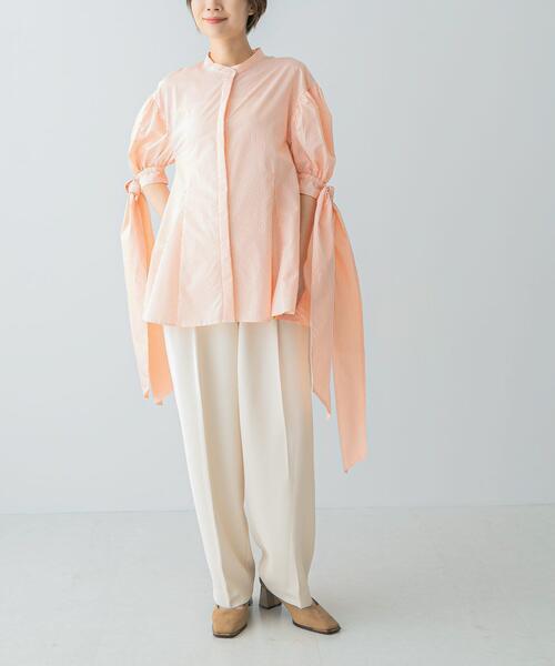 セール】Mewl ストライプBIGリボンシャツ（シャツ/ブラウス）｜URBAN