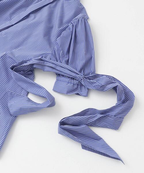 セール】Mewl ストライプBIGリボンシャツ（シャツ/ブラウス）｜URBAN