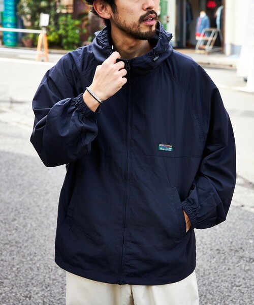 アウタージャンバー セール】限定展開 ビッグシルエット ナイロンフーディー