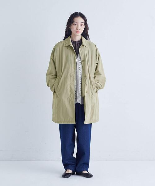 conges payes ADIEU TRISTESSE(コンジェ ペイエ アデュートリステス)の「ベルト付きデニムワイドパンツ(デニムパンツ・レディース・インディゴブルー・38)」の14枚目の写真