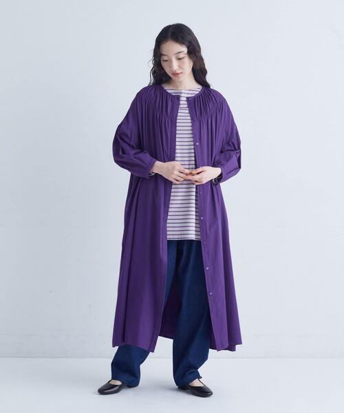 conges payes ADIEU TRISTESSE(コンジェ ペイエ アデュートリステス)の「ベルト付きデニムワイドパンツ(デニムパンツ・レディース・インディゴブルー・38)」の17枚目の写真