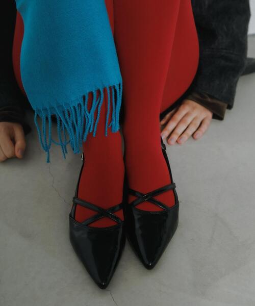 セール】ポインテッドクロスベルトミュール（その他シューズ）｜SENSE