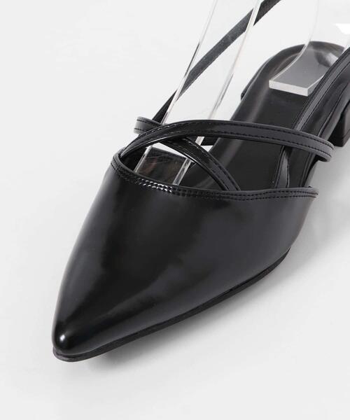 セール】ポインテッドクロスベルトミュール（その他シューズ）｜SENSE