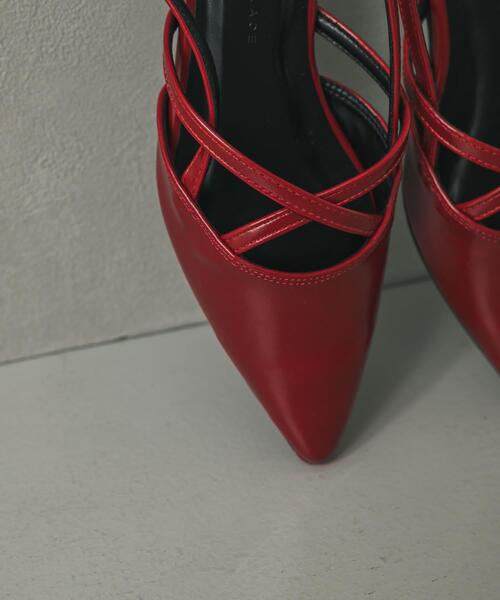 セール】ポインテッドクロスベルトミュール（その他シューズ）｜SENSE