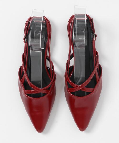 セール】ポインテッドクロスベルトミュール（その他シューズ）｜SENSE