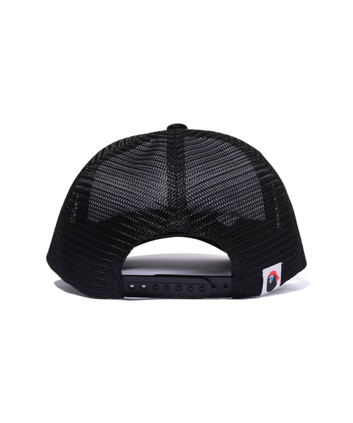 A BATHING APE（アベイシングエイプ）の「APE CROSSBONE MESH CAP（キャップ・メンズ・レッド/ブルー/オリーブ/ブラック・FREE）」の9枚目の写真