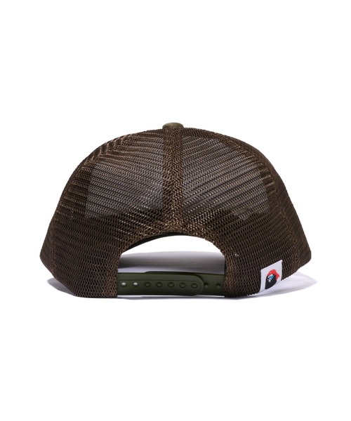 A BATHING APE（アベイシングエイプ）の「APE CROSSBONE MESH CAP（キャップ・メンズ・レッド/ブルー/オリーブ/ブラック・FREE）」の10枚目の写真