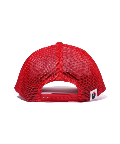 A BATHING APE（アベイシングエイプ）の「APE CROSSBONE MESH CAP（キャップ・メンズ・レッド/ブルー/オリーブ/ブラック・FREE）」の12枚目の写真