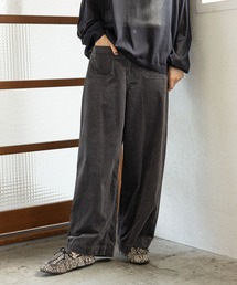 新品　niko and　タックモレ　コーデュロイパンツ　L 21Wコーデュロイ ストレッチノータックパンツ/40代50代からの