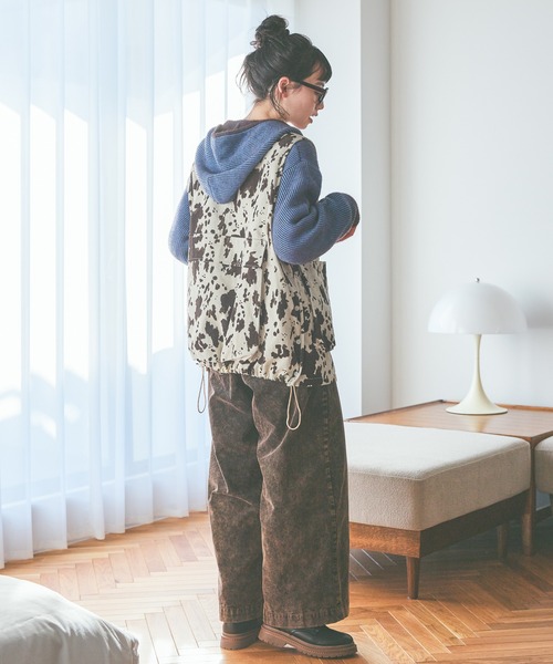 コーデュロイポケットワイドパンツ（その他パンツ）｜niko and