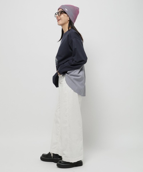 niko and...（ニコアンド）の「コーデュロイポケットワイドパンツ（その他パンツ・レディース・インディゴブルー/スモーク/ライトベージュ/オフホワイト/ダークブラウン・MEDIUM/LARGE）」の16枚目の写真