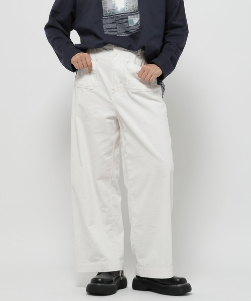 niko and...（ニコアンド）の「コーデュロイポケットワイドパンツ（その他パンツ・レディース・インディゴブルー/スモーク/ライトベージュ/オフホワイト/ダークブラウン・MEDIUM/LARGE）」の17枚目の写真