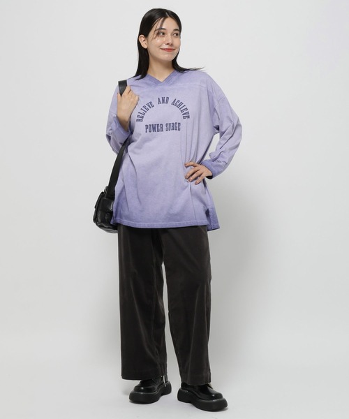 niko and...（ニコアンド）の「コーデュロイポケットワイドパンツ（その他パンツ・レディース・インディゴブルー/スモーク/ライトベージュ/オフホワイト/ダークブラウン・MEDIUM/LARGE）」の19枚目の写真