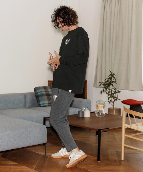 No Rain No Rainbow(ノーレインノーレインボー)の「mlt5390-pick print long sleeve T-shirt ロングスリーブカットソー(NR25W-24)(Tシャツ/カットソー・メンズ・ホワイト/ブラック/グリーン系その他・S/M/L/XL)」の20枚目の写真