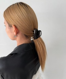 SANSeLF（サンセルフ）の「【SANSeLF】 ハート ヘアクリップ ミニマルシルエット saa25a071（バレッタ/ヘアクリップ）」