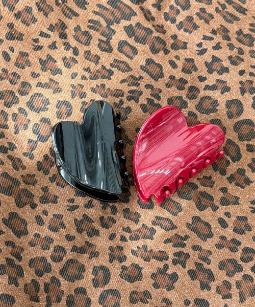 SANSeLF（サンセルフ）の「【SANSeLF】 ハート ヘアクリップ ミニマルシルエット saa25a071（バレッタ/ヘアクリップ・レディース・ブラック/レッド・FREE）」の20枚目の写真