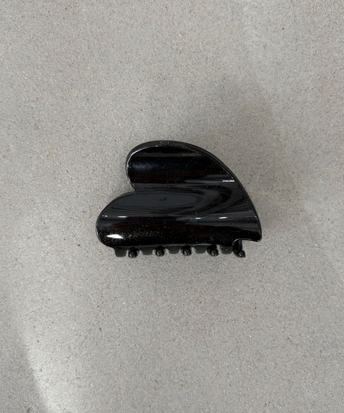 SANSeLF（サンセルフ）の「【SANSeLF】 ハート ヘアクリップ ミニマルシルエット saa25a071（バレッタ/ヘアクリップ・レディース・ブラック/レッド・FREE）」の8枚目の写真